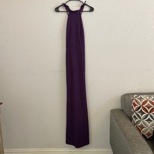 Purple long dress